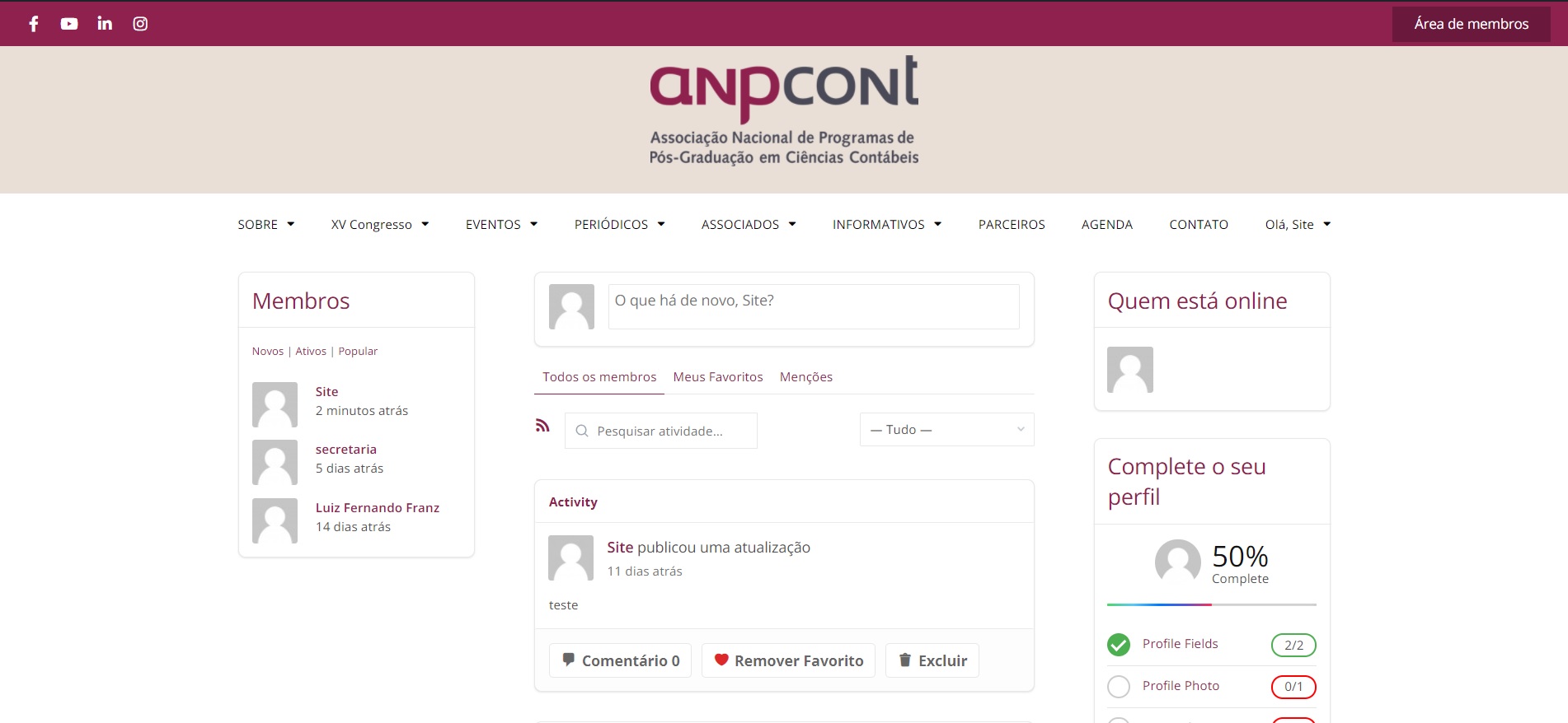 ANPCont agora tem uma rede social própria!